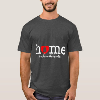 Alabama Fan Geschenk Zuhause ist dort, wo das Herz T-Shirt