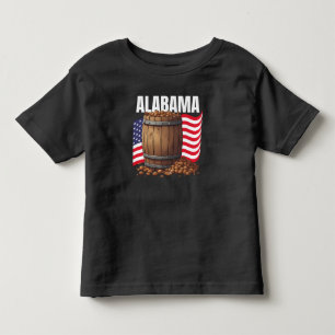 Alabama Fein-Jersey-Dunkel Kleinkind T-shirt