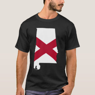 Alabama Flag Colors T-Shirt