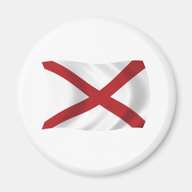 Alabama Flag Magnet (Vorne)