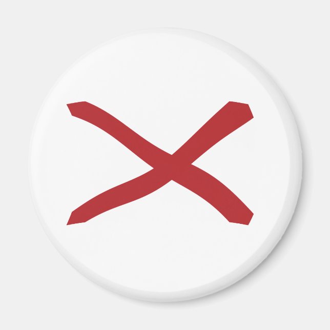 Alabama Flag Magnet (Vorne)