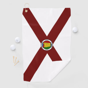 Alabama-Flagge Golfhandtuch