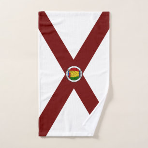 Alabama-Flagge Handtuch