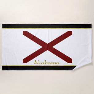 Alabama-Flagge Strandtuch
