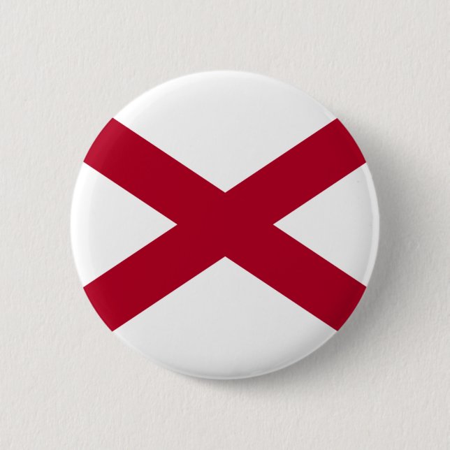 Alabama-Flaggen-Knopf Button (Vorderseite)