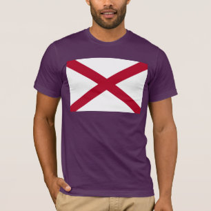 Alabama-Flaggen-T-Shirt T-Shirt