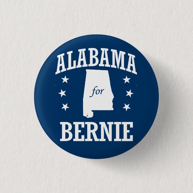 ALABAMA FÜR BERNIE SANDERS BUTTON (Vorderseite)