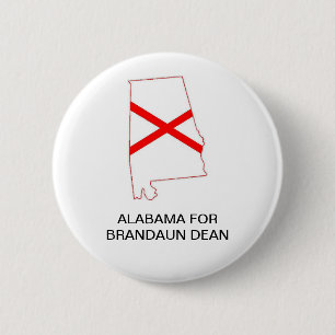 ALABAMA für den Senatsbutton von BRANDAUN DEAN 20 Button
