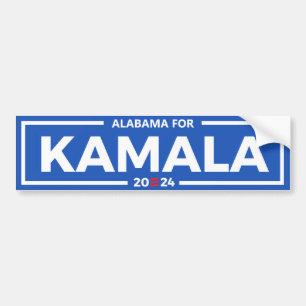 Alabama für Kamala 2024 Autoaufkleber