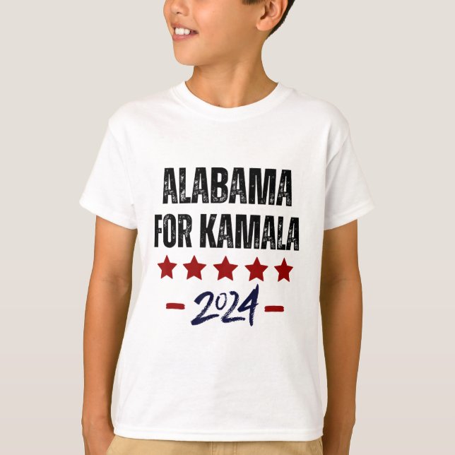 Alabama für Kamala 2024 CNC Kamala Harris Unterstü T-Shirt (Vorderseite)
