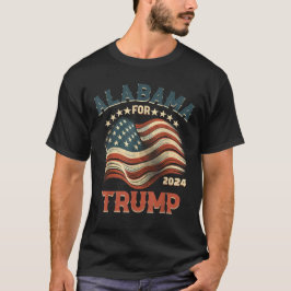 Alabama für Trump-Flagge 2024 T-Shirt