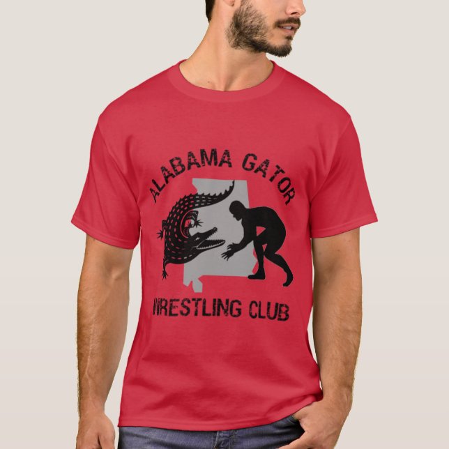 Alabama Gator Wrestling Club T-Shirt (Vorderseite)