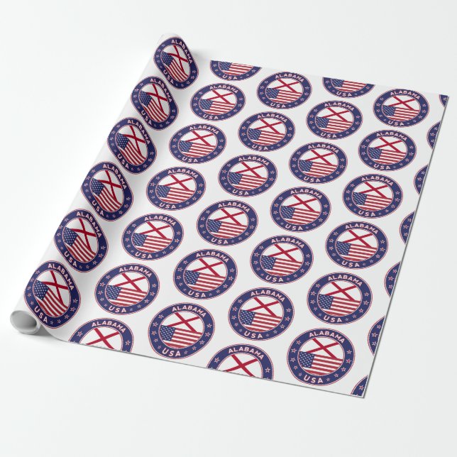 Alabama Geschenkpapier (Ungerollt)