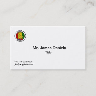 Alabama Great Siegel Business Card Visitenkarte
