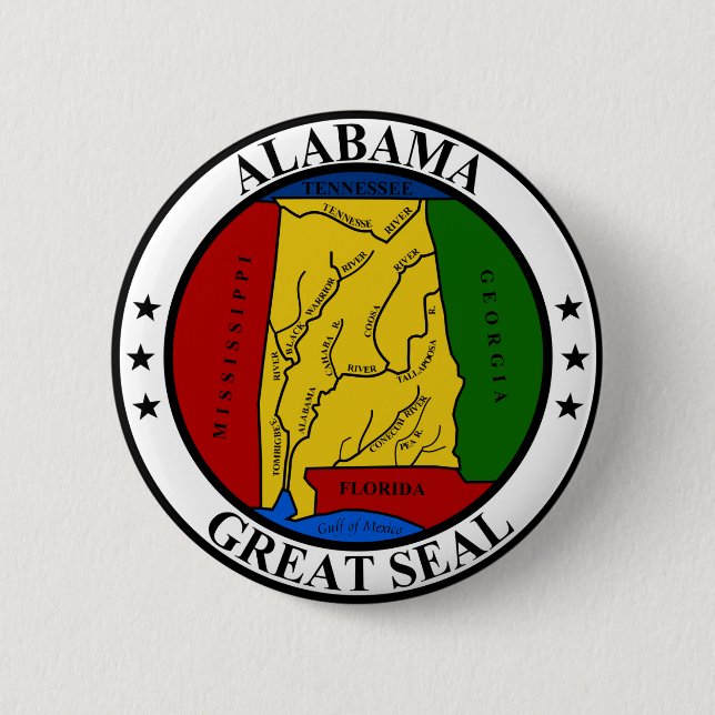Alabama Great Siegel Button (Vorderseite)