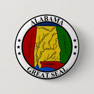 Alabama Great Siegel Button