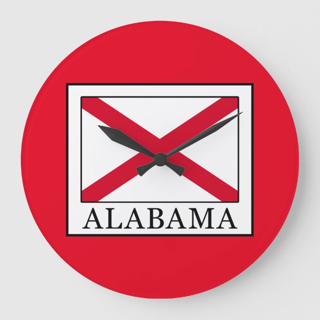 Alabama Große Wanduhr (Vorderseite)