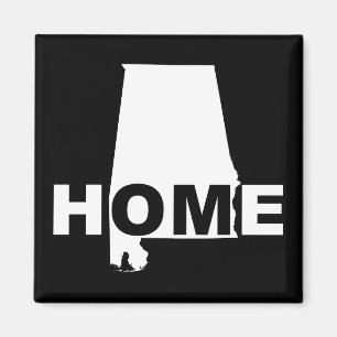 Alabama Heim weg vom Staat Kühlschrankmagnet Magnet