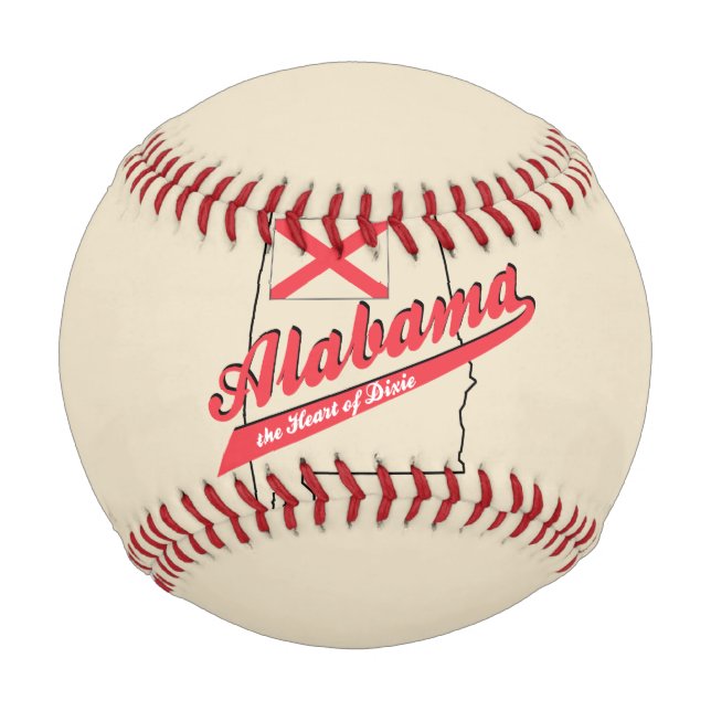 Alabama Herz von Dixie Baseball (Vorderseite)