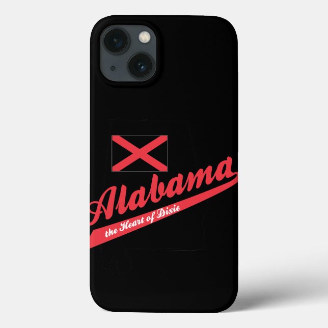 Alabama Herz von Dixie Case-Mate iPhone Hülle (Rückseite)