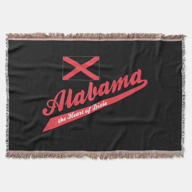 Alabama Herz von Dixie Decke (Vorderseite)