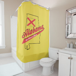 Alabama Herz von Dixie Duschvorhang