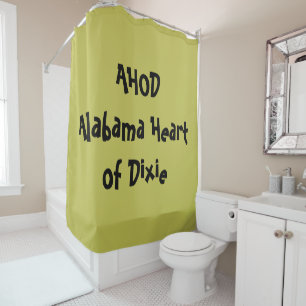 Alabama Herz von Dixie Duschvorhang