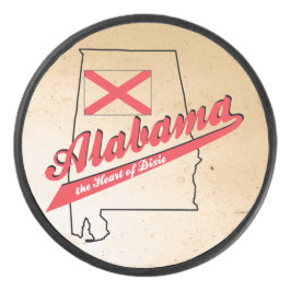 Alabama Herz von Dixie Eishockey Puck