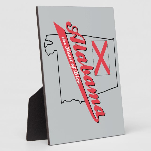 Alabama Herz von Dixie Fotoplatte (Seite)