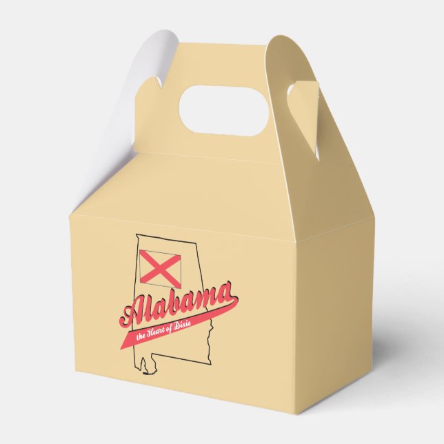 Alabama Herz von Dixie Geschenkschachtel (Vorderseite)