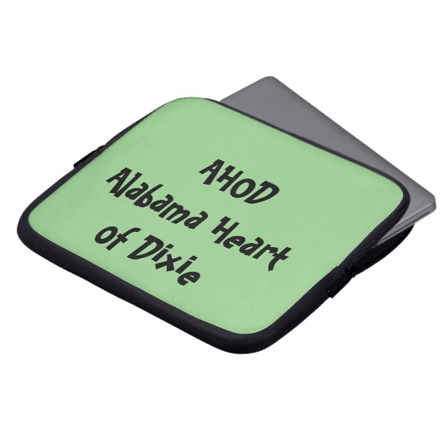 Alabama Herz von Dixie Laptopschutzhülle (Vorne Oben)