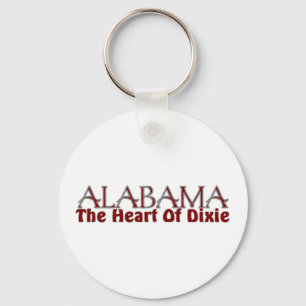 Alabama-Herz von Dixie Schlüsselanhänger
