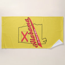 Alabama Herz von Dixie Strandtuch