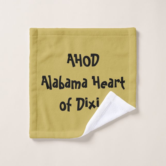 Alabama Herz von Dixie Waschlappen (Waschlappen)