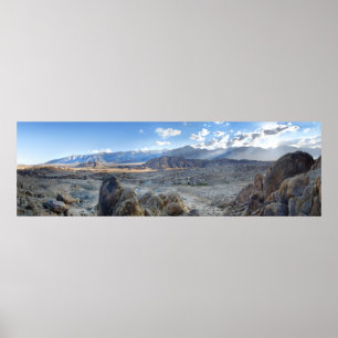 Alabama Hills Panorama - Owens Valley - Sierra Poster
