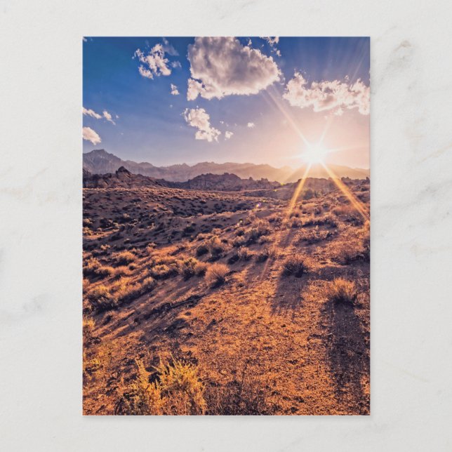 Alabama Hills Postkarte (Vorderseite)