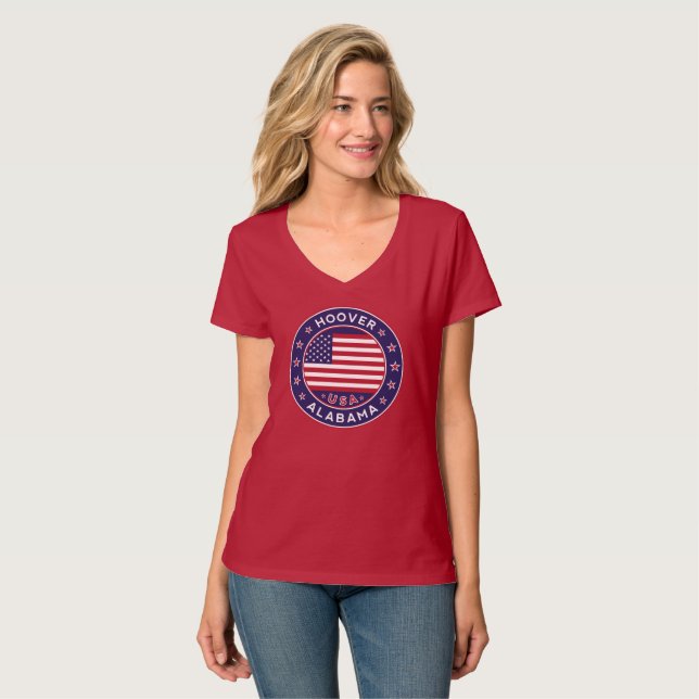 Alabama, Hoover T-Shirt (Vorderseite Vollansicht)