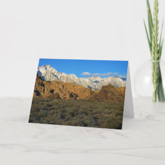 Alabama-Hügel - Sierra Nevada-Gruß-Karte Feiertagskarte