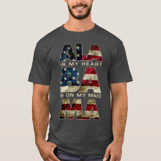 Alabama in meinem Herzen Stolz Starkes Tolles Desi T-Shirt