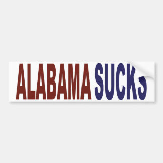 Alabama ist zum Kotzen Autoaufkleber
