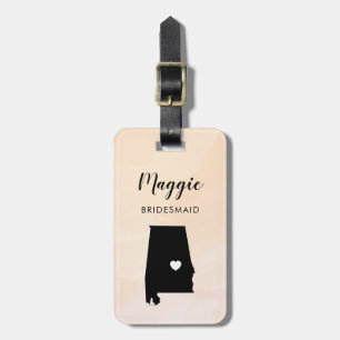 Alabama-Karte-Gepäckanhänger für Hochzeitsgesellsc Gepäckanhänger