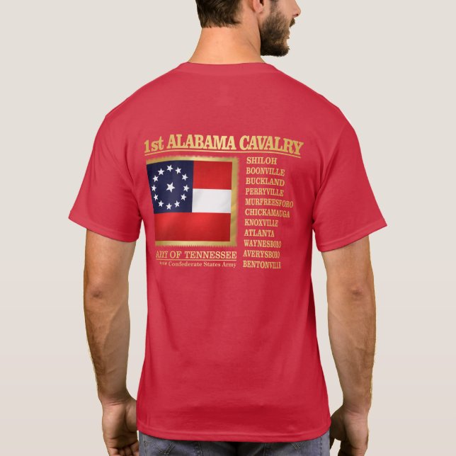 Alabama-Kavallerie (BA2) T-Shirt (Rückseite)