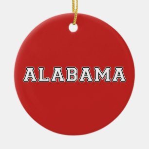 Alabama Keramik Ornament
