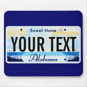 Alabama-Kfz-KennzeichenMausunterlage Mousepad