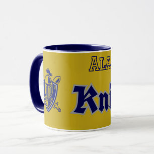 Alabama Knights Navy Blau Tasse