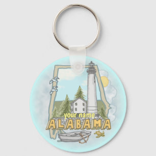 Alabama Leuchtturm Schlüsselanhänger