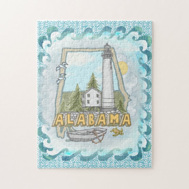 Alabama Lighthouse Puzzle (Vertikal)