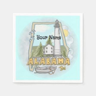 Alabama Lighthouse Serviette
