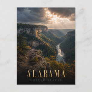 Alabama Little River Canyon REALMS Postkarte
