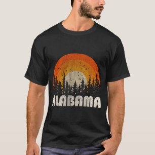 Alabama - lustige Natur Vintage Wandern 60er 70er  T-Shirt